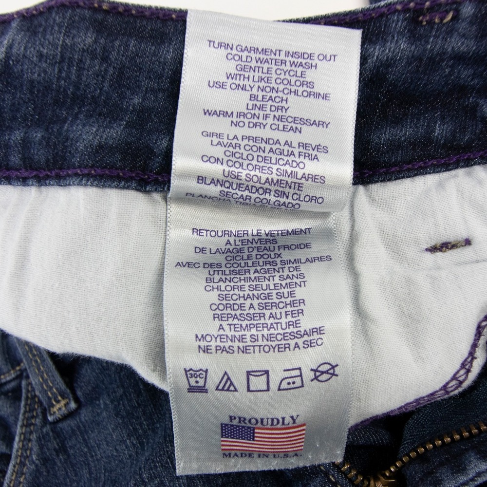 NYDJ‎ Legging Jeans Womens Size 8 Blue Style 10935HY Cut 61802M Lift Tuck - Picture 9 of 10